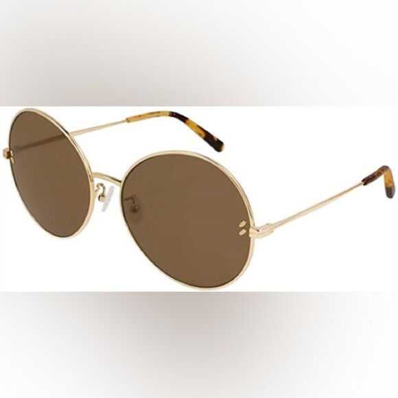 Stella McCartney 0087 Gold and Brown Sunglasses - Picture 2 of 2